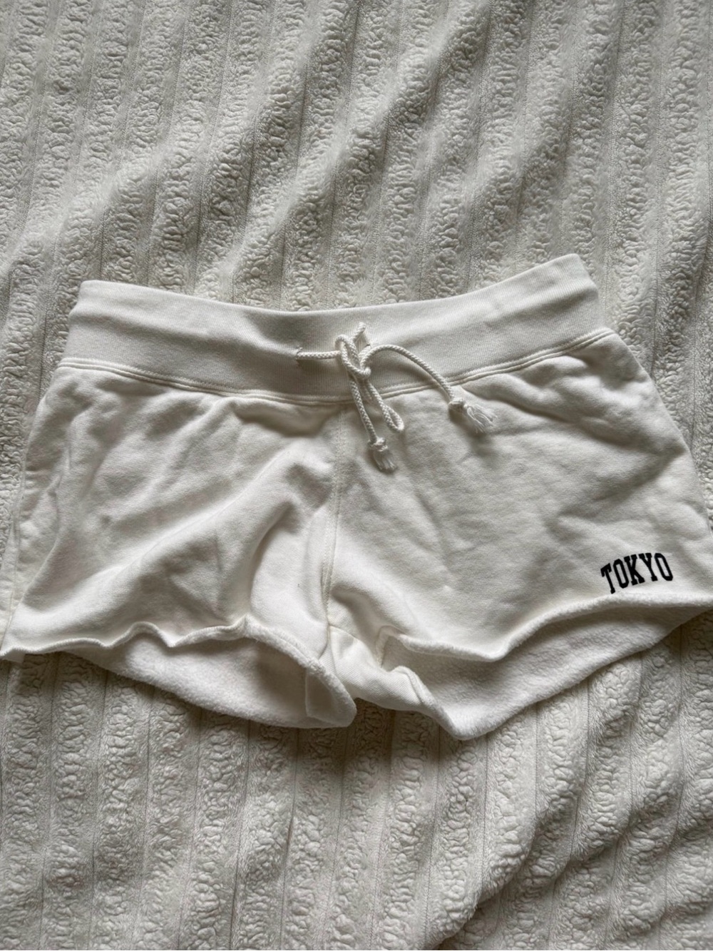 Brandy Melville White Tokyo Shorts